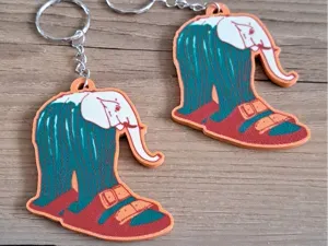Lirili Larila Italian brainrot meme keychain