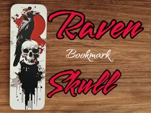 Raven & Skull - Bookmark