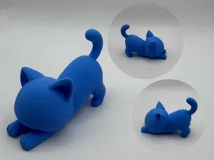 Stretching Cat – minimalist decor figure