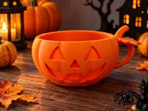 Jack-O'-Lantern Halloween Candy Snack Bowl