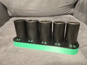 Snap-on Socket tray 29,30,34,35,36mm 5pc 1/2