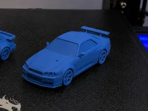 Nissan Skyline GT-R R34 Miniature – 3D Printable