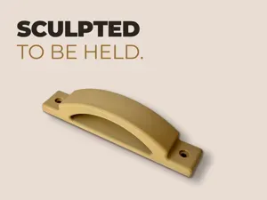 Sculpted Arched Pull Handle for Drawer & Cabinet