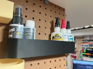 Peg board box
