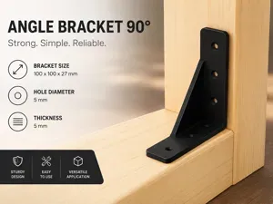 Reinforced 90° Angle Bracket