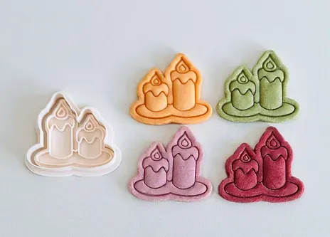 Halloween Candle Cookie Cutter & Embosser — Фото 2 из 4