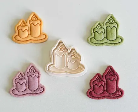 Halloween Candle Cookie Cutter & Embosser — Фото 3 из 4