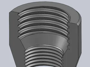 Adapter G1/2 auf PCO / PET Gewinde