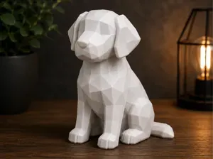 Low Poly Puppy – Cute Dog Decoration