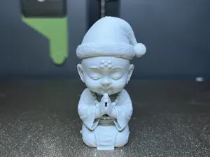 Cute Christmas Monk - A Prayer for the Holidays