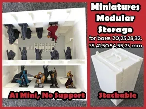 D&D Miniatures modular box storage