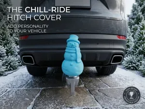 Snowman Tow Ball Hitch Cover Cap