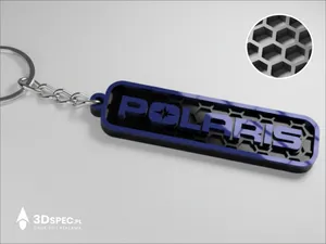 Polaris logo keychain
