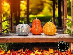 3 Pumpkin Lights
