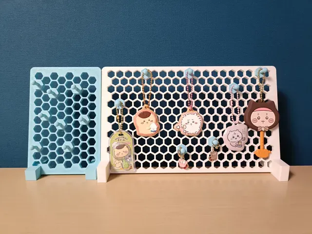 Honeycomb Wall Key Rack【Customizable】 | Snap Pegs — Фото 2 из 7