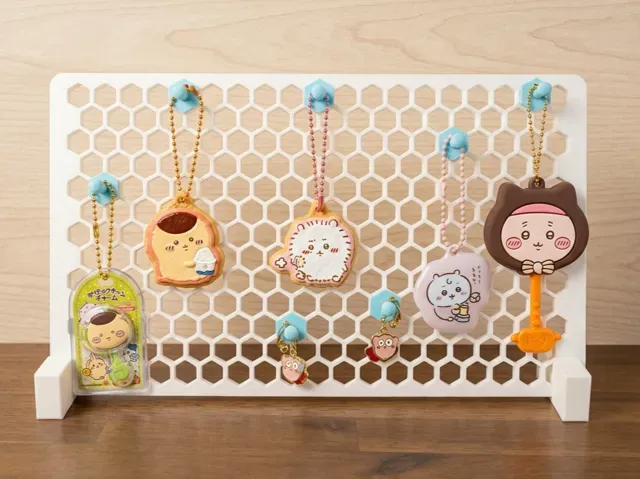Honeycomb Wall Key Rack【Customizable】 | Snap Pegs