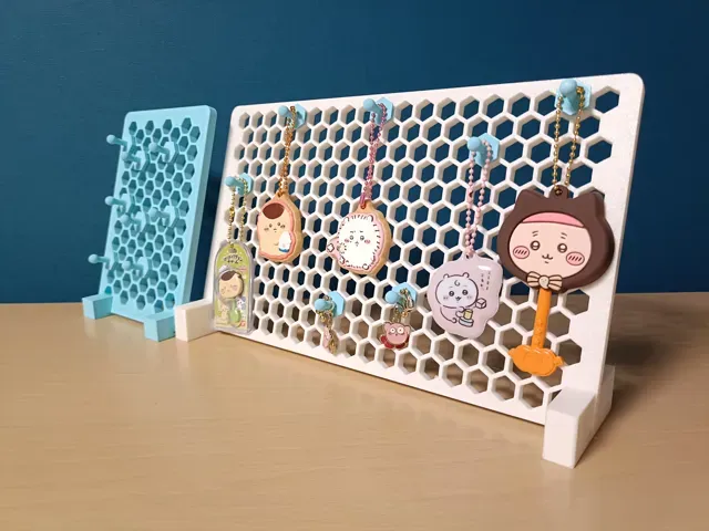 Honeycomb Wall Key Rack【Customizable】 | Snap Pegs — Фото 3 из 7