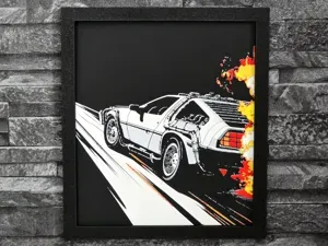 Hueforge Delorean
