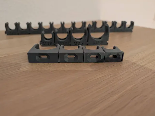 M16 M20 M25 M32 Cable Pipe Clamp with interlock — Image 4 of 8