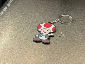 Llavero Toad - champiñon de mario bros
