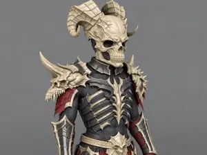 Wearable Cosplay Diablo 3 Necromancer Skeleton