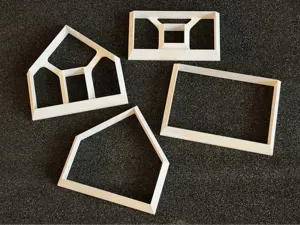 Gingerbread House Cookie Cutters *Kit for 3D House