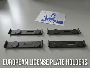 Auto Kennzeichenhalter für europäische Kennzeichen