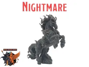 DnD TTRPG Nightmare Miniature