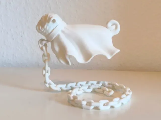 Floating Ghost Dog Illusion - Pug