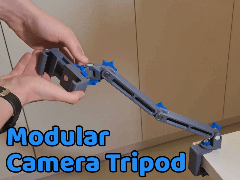 Modular Clamping Camera/Phone Arm