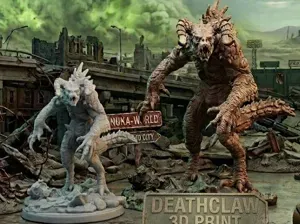 Deathclaw Fallout 4 Diorama 3D Model