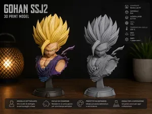 Gohan SSJ2 Busto - Dragon Ball Z