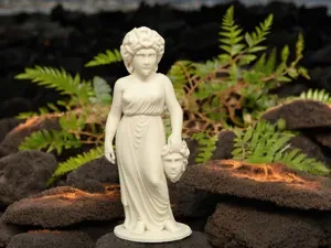 Statua 3D di Medusa con testa in mano