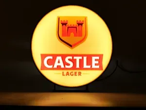 Castle Lager Beer Logo LED Lamp Light Box
