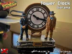 Tower Clock Diorama (Back to the Future)