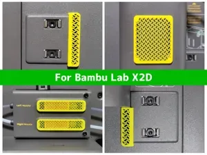 X2D Dust Cover Set for Buffer & Belt & R-Extruder