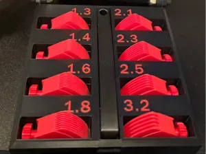 HVAC & Radiator Fin Straightener Comb Organizer