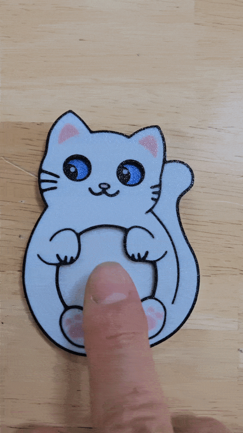 Moving Eyes Cat Toy