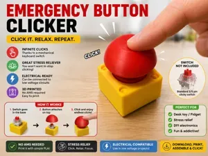 Emergency Button Clicker – Stress Reliever