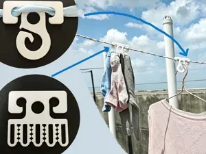 Multifunctional Outdoor Windproof Clothesline Hook