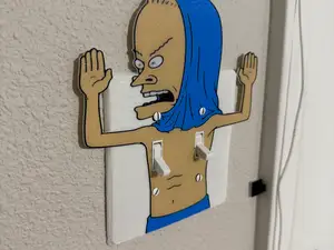 Cornholio Dual Light Switch Cover