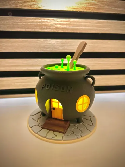Hexenkessel-Häuschen (Halloween) für LED-Teelicht — Фото 5 из 5