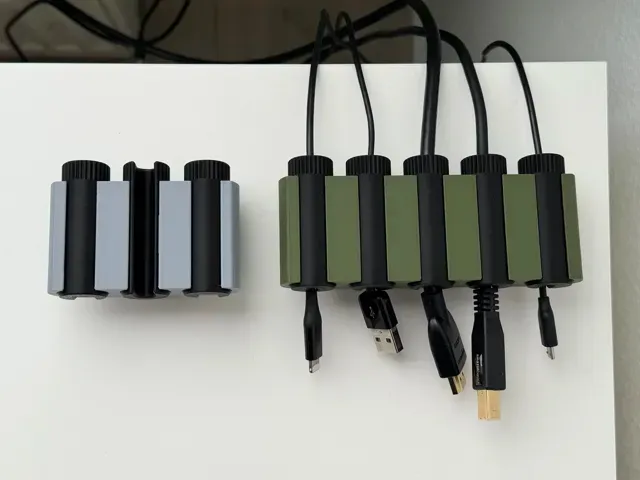 Desk cable management holder / cable organizer — Image 6 of 8