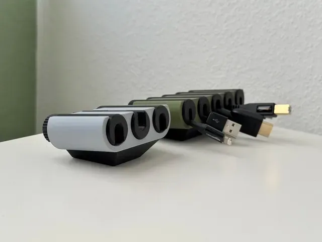 Desk cable management holder / cable organizer — Image 2 of 8
