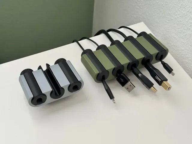Desk cable management holder / cable organizer — Image 4 of 8