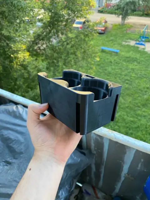 Origin Labo Design JZX100 cup holder with coin hoilder — 3D-модель