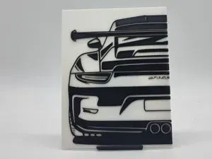 2D Wall Art Porsche GT3 RS