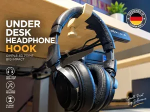 Headphone Holder – Under Desk