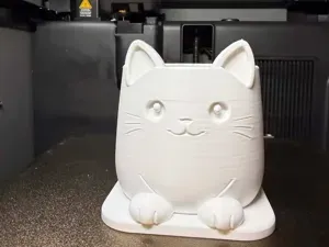 Cute Cat Pencil Holder | Adorable Desk Organizer