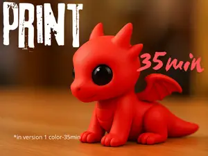 Little not Sleep dragon -Keychain-No AMS Multipart